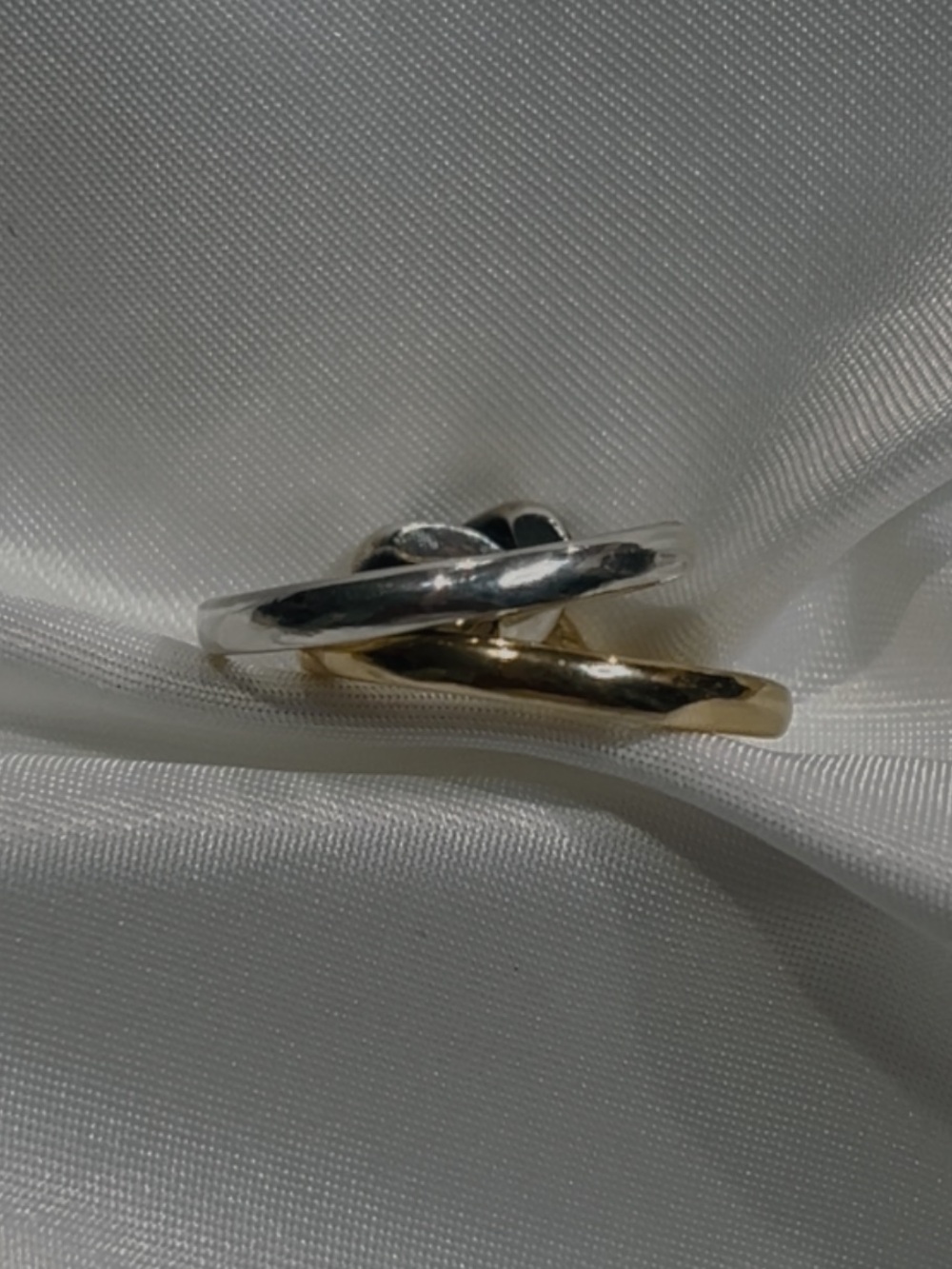 James Avery Original Lovers’ Knot Ring 14K Gold & Sterling Silver - Size 6 - Picture 6 of 7